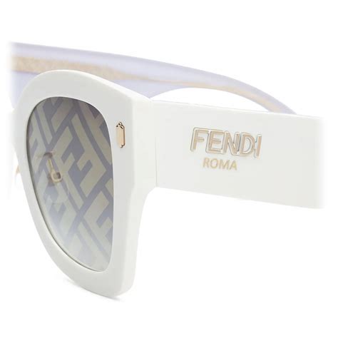 fendi sunglasses black and white|fendi unisex sunglasses.